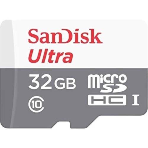 Sandisk Ultra 32GB 100mb/s Micro SD Hafıza Kartı SDSQUNR-GN6MN