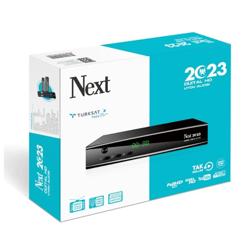 NEXT 2023 KASALİ HD UYDU TKGS SCART HDMI YOUTUBE