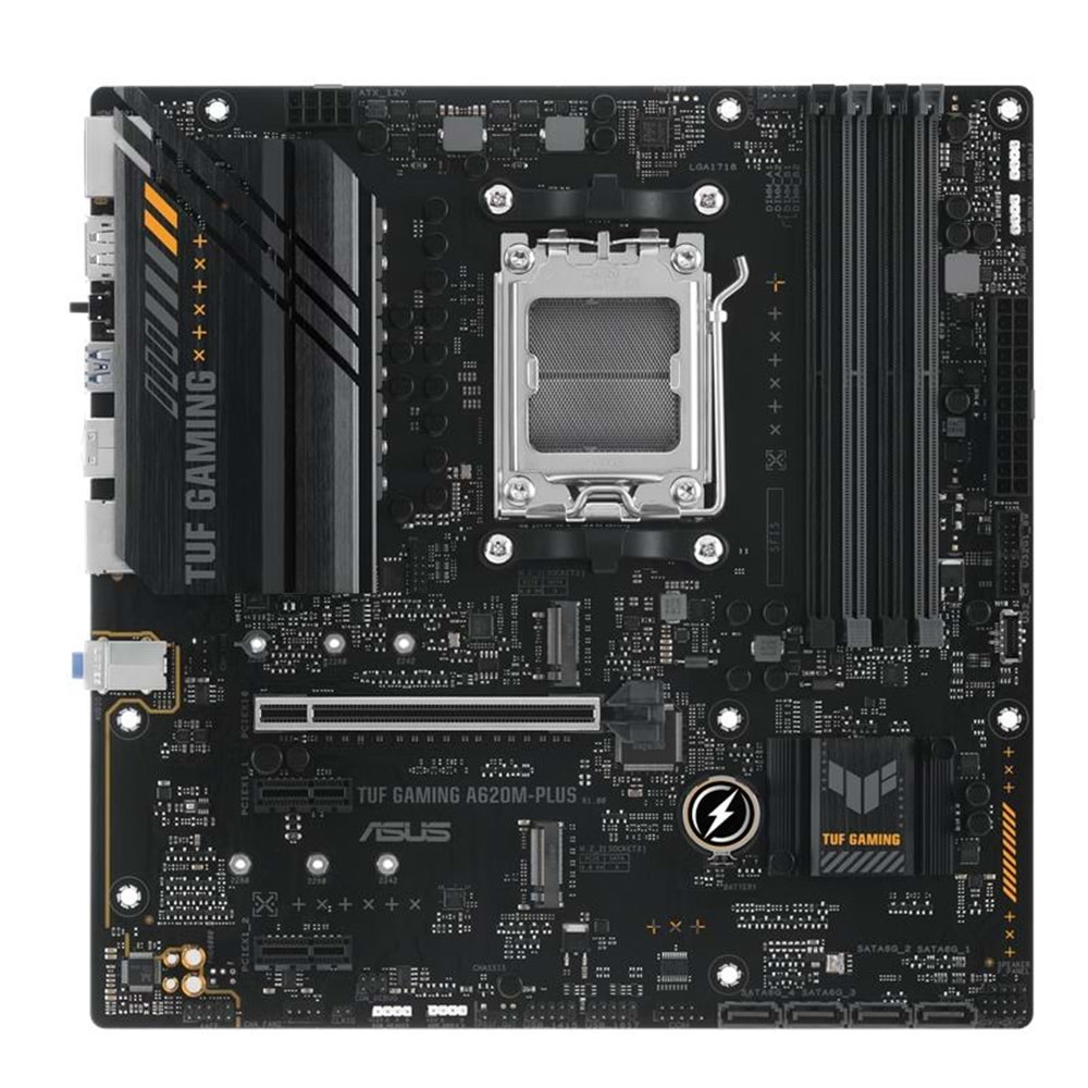 ASUS TUF GAMING A620M-PLUS DDR5 6400MHZ 1XHDMI 2XDP 2XM.2 USB 3.2 AM5 (AMD AM5 7000 SERİSİ İŞLEMCİ UYUMLU) 