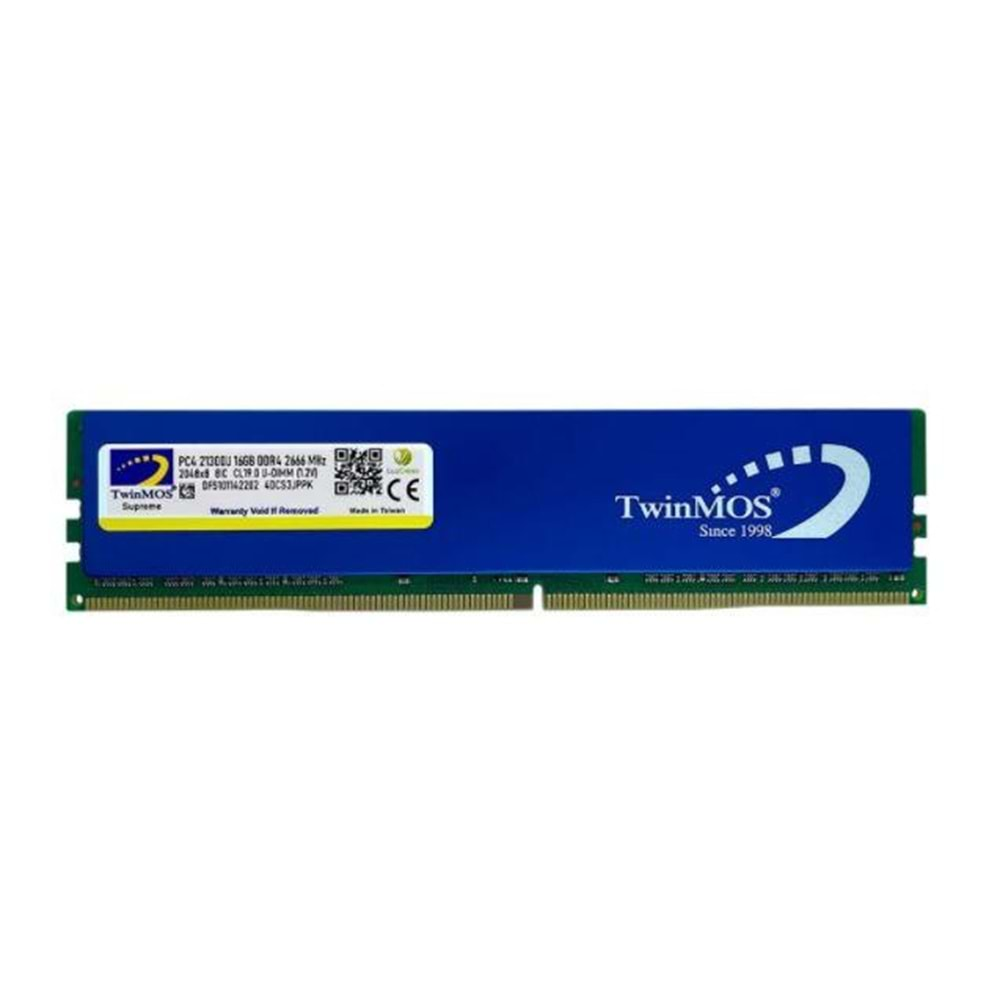 16 GB DDR4 2666MHZ TWINMOS SOGUTUCULU DT MDD416GB2666D 