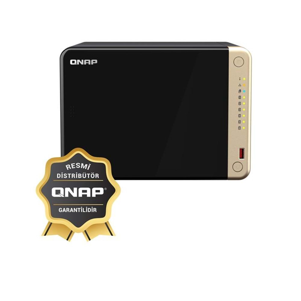 QNAP TS-664-8GB RAM 6 HDD YUVALI TOWER NAS (RESMİ DİSTRİBÜTÖR GARANTİLİ) 