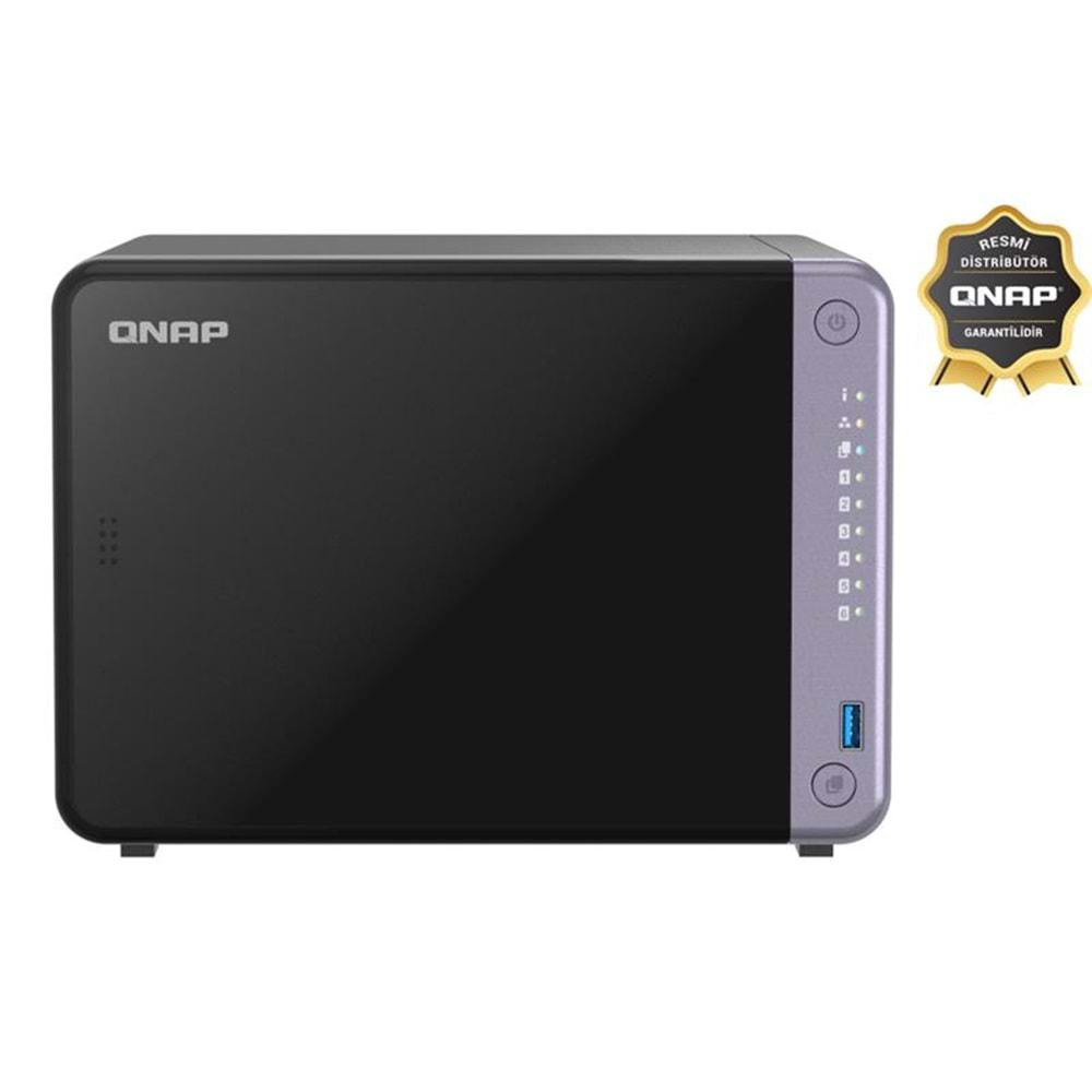 QNAP TS-632X-4GB RAM 6 HDD YUVALI TOWER NAS (RESMİ DİSTRİBÜTÖR GARANTİLİ) 