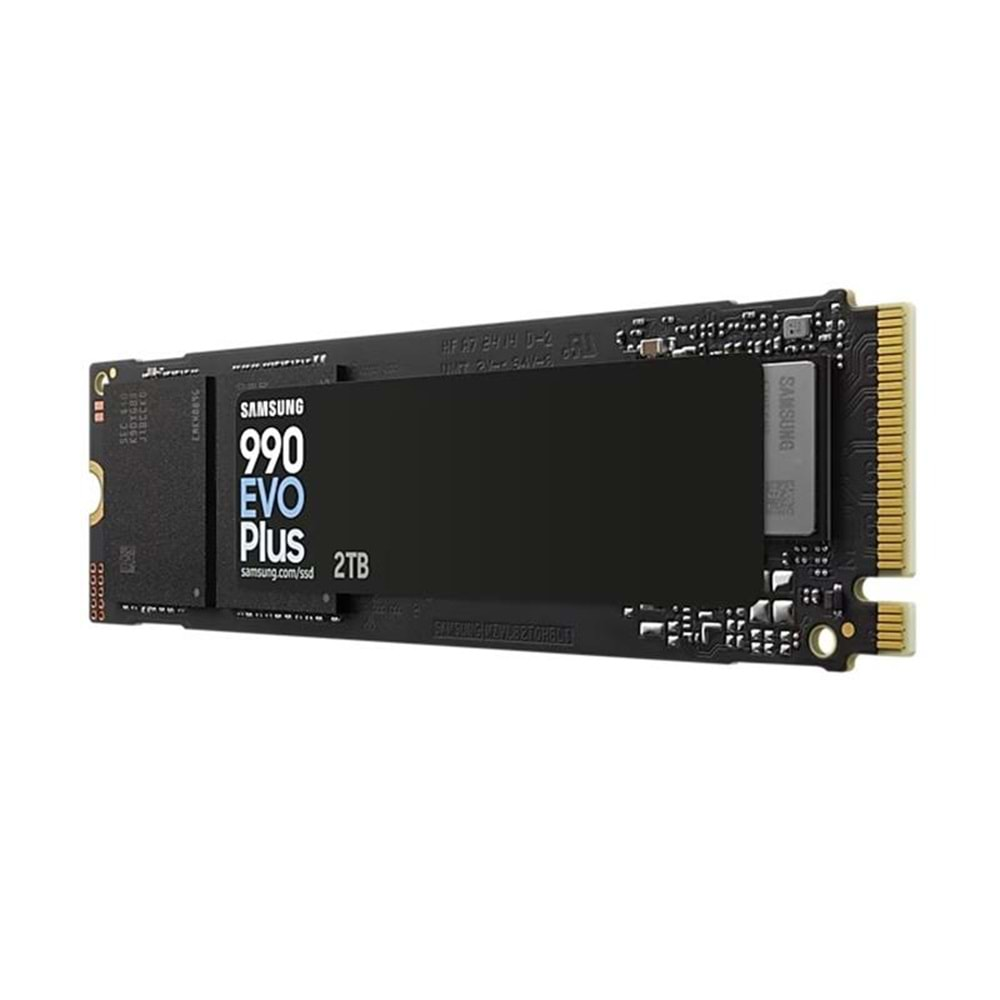 2 TB 990 EVO PLUS SAMSUNG NVME M.2 MZ-V9S2T0BW PCIE 7250-6300 MB/S SAMSUNG TR GARANTILI 