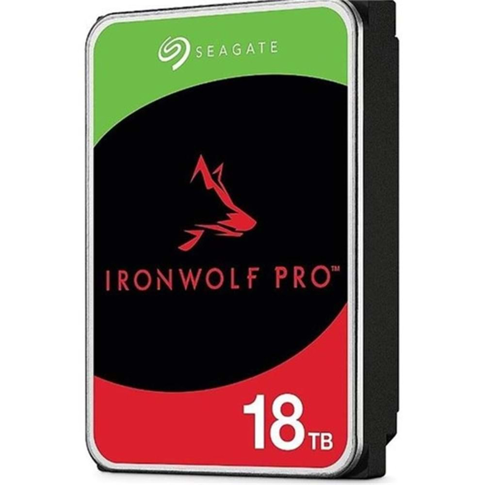 18 TB SEAGATE 3.5 IRONWOLF PRO SATA3 7200RPM 256MB ST18000NT001 (5 YIL RESMI DIST GARANTILI) 