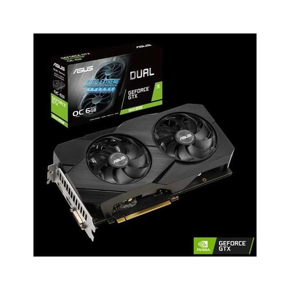 ASUS GEFORCE DUAL-GTX1660S-O6G-EVO 6GB GDDR6 192BIT 1XHDMI 1XDVI EKRAN KARTI 