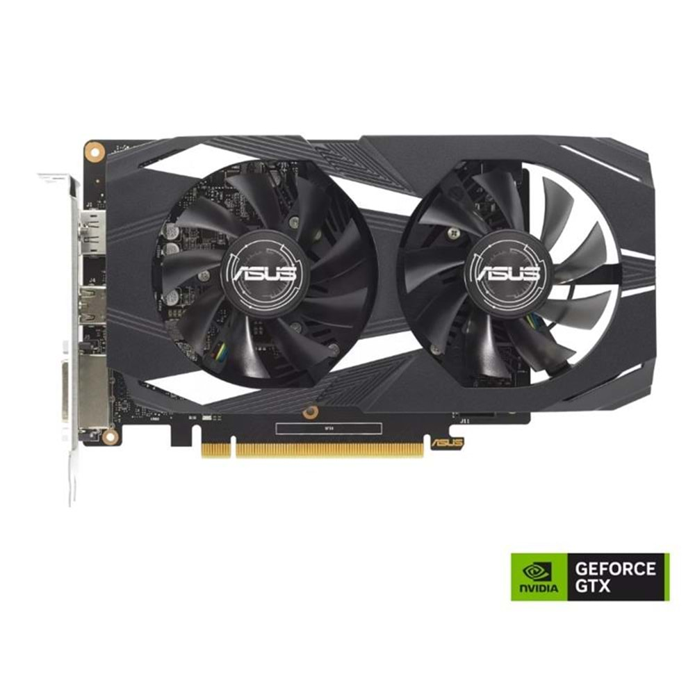 ASUS GEFORCE DUAL-GTX1650-O4GD6-P-V2 4GB GDDR6 128BIT 1XHDMI 1XDP 1XDVI EKRAN KARTI 