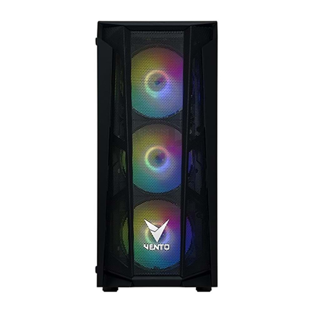 VENTO VG15FE 550W 4X120MM RGB FAN GAMING SİYAH KASA 