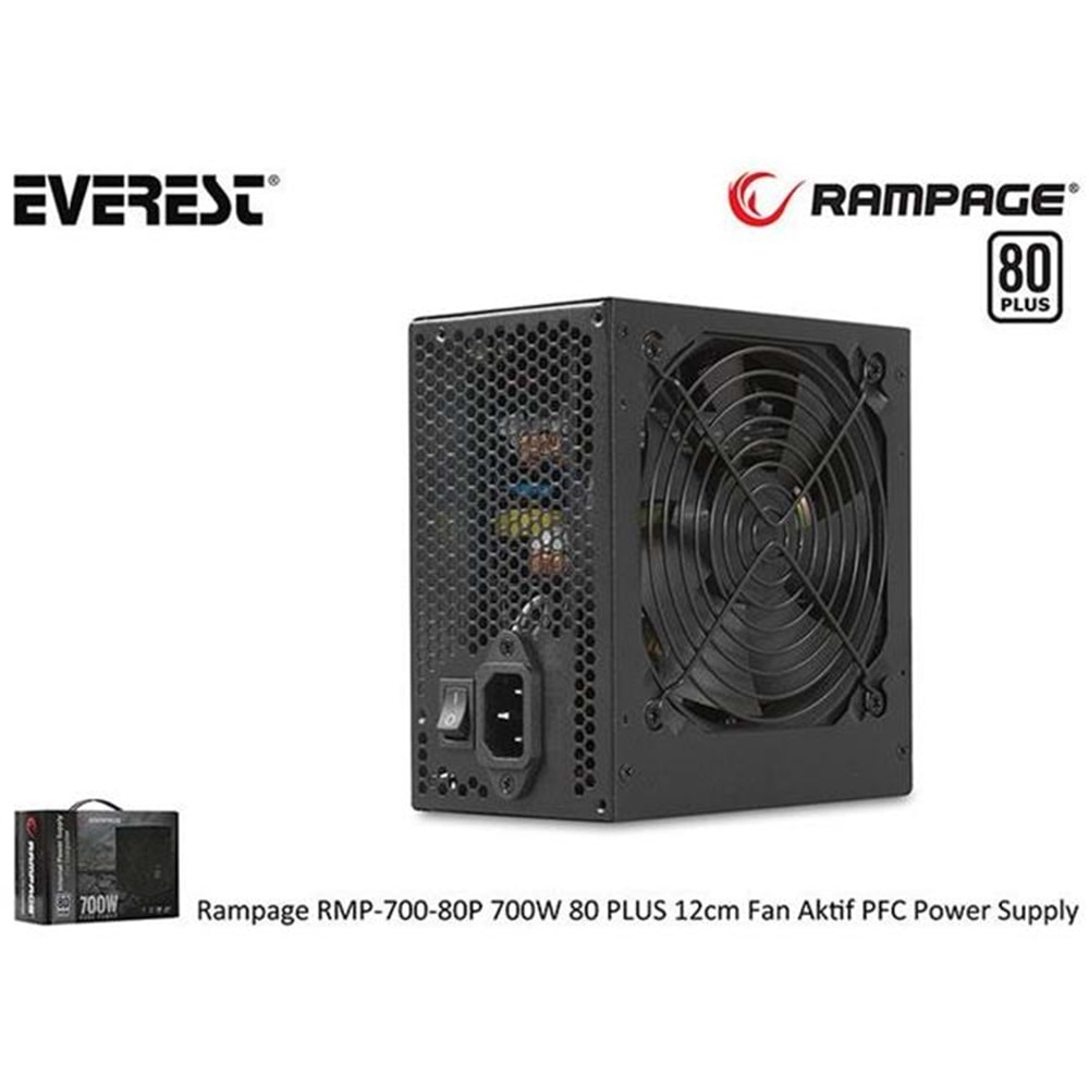 RAMPAGE RMP-700-80P 12 CM 80 PLUS POWER 700W 