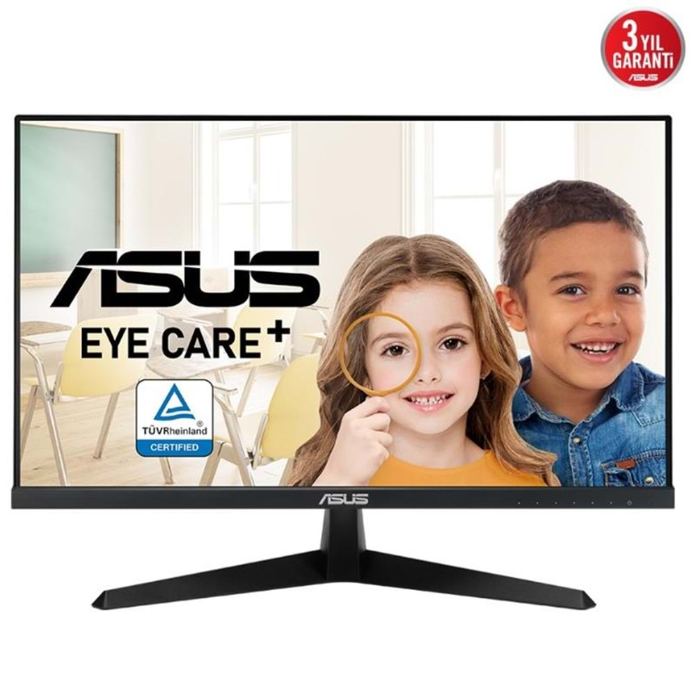 23.8 ASUS VY249HGE IPS 1MS 144MHZ 1XHDMI FHD 1920X1080 DÜŞÜK MAVİ IŞIK FLICKER-FREE FREESYNC GAMING VESA SİYAH 