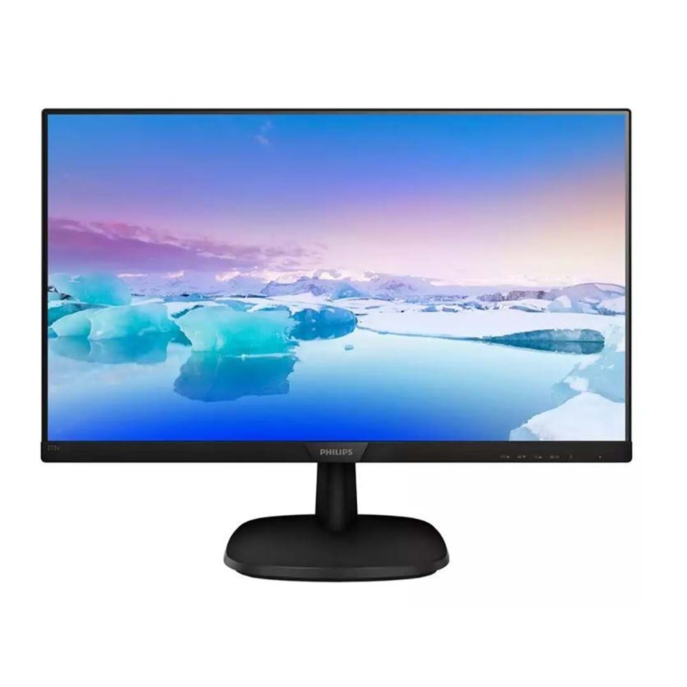 27 PHILIPS 273V7QDSB/01 IPS 4MS 75MHZ 1XVGA 1XHDMI 1XDVI FHD 1920X1080 FLICKER-FREE DÜŞÜK MAVİ IŞIK VESA SİYAH 