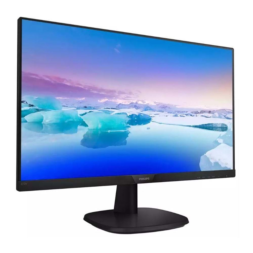 27 PHILIPS 273V7QDSB/01 IPS 4MS 75MHZ 1XVGA 1XHDMI 1XDVI FHD 1920X1080 FLICKER-FREE DÜŞÜK MAVİ IŞIK VESA SİYAH 