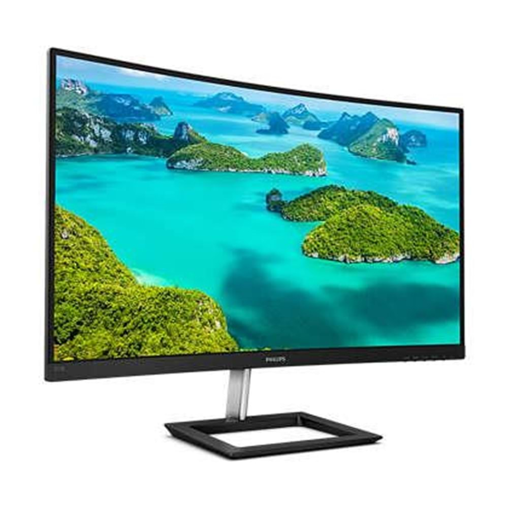 31.5 PHILIPS 322E1C/00 4MS 75MHZ 1XVGA 1XHDMI 1XDP FHD 1920X1080 CURVED VESA SİYAH 