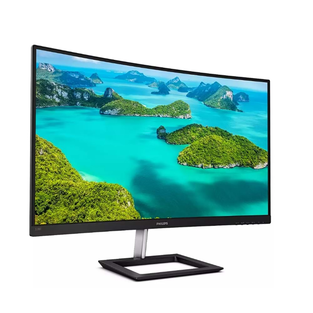 31.5 PHILIPS 328E1CA/00 4MS 60MHZ 2XHDMI 1XDP 4K UHD 3840X2160 HOPARLÖR FLICKER-FREE DÜŞÜK MAVİ IŞIK CURVED VESA SİYAH 