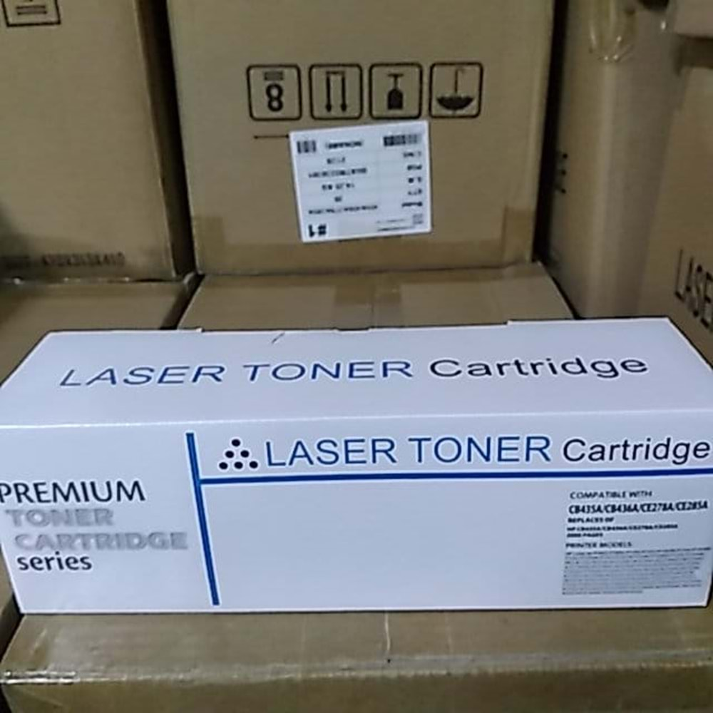 NONAME TONER HP CE285A CB435A 436A 278A FULL UNIVERSAL 2000 Sayfa ( Beyaz kutu Markasız Çipli )