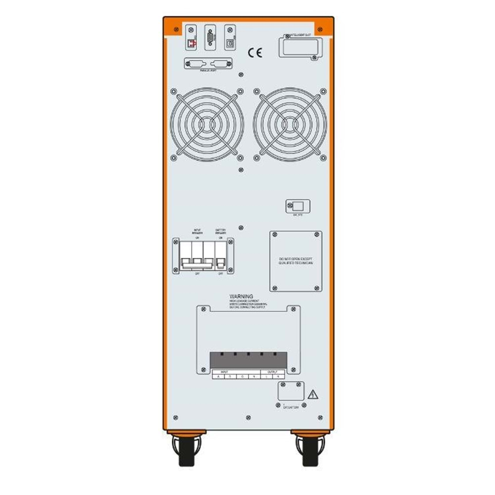 MAKELSAN POWERPACK SE 10KVA 1F/1F (20X7AH) 4/8DK ONLINE UPS 