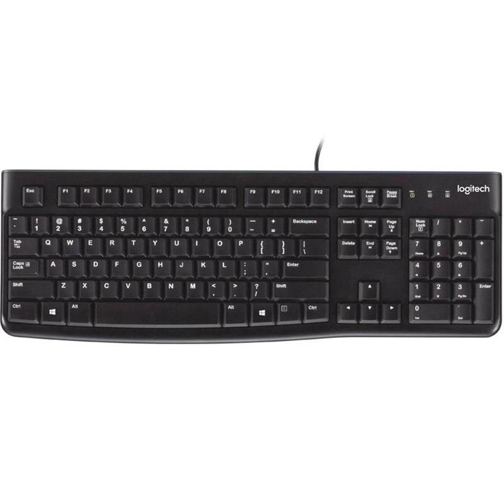 LOGITECH K120 Q USB KABLOLU KLAVYE SİYAH 920-002505 