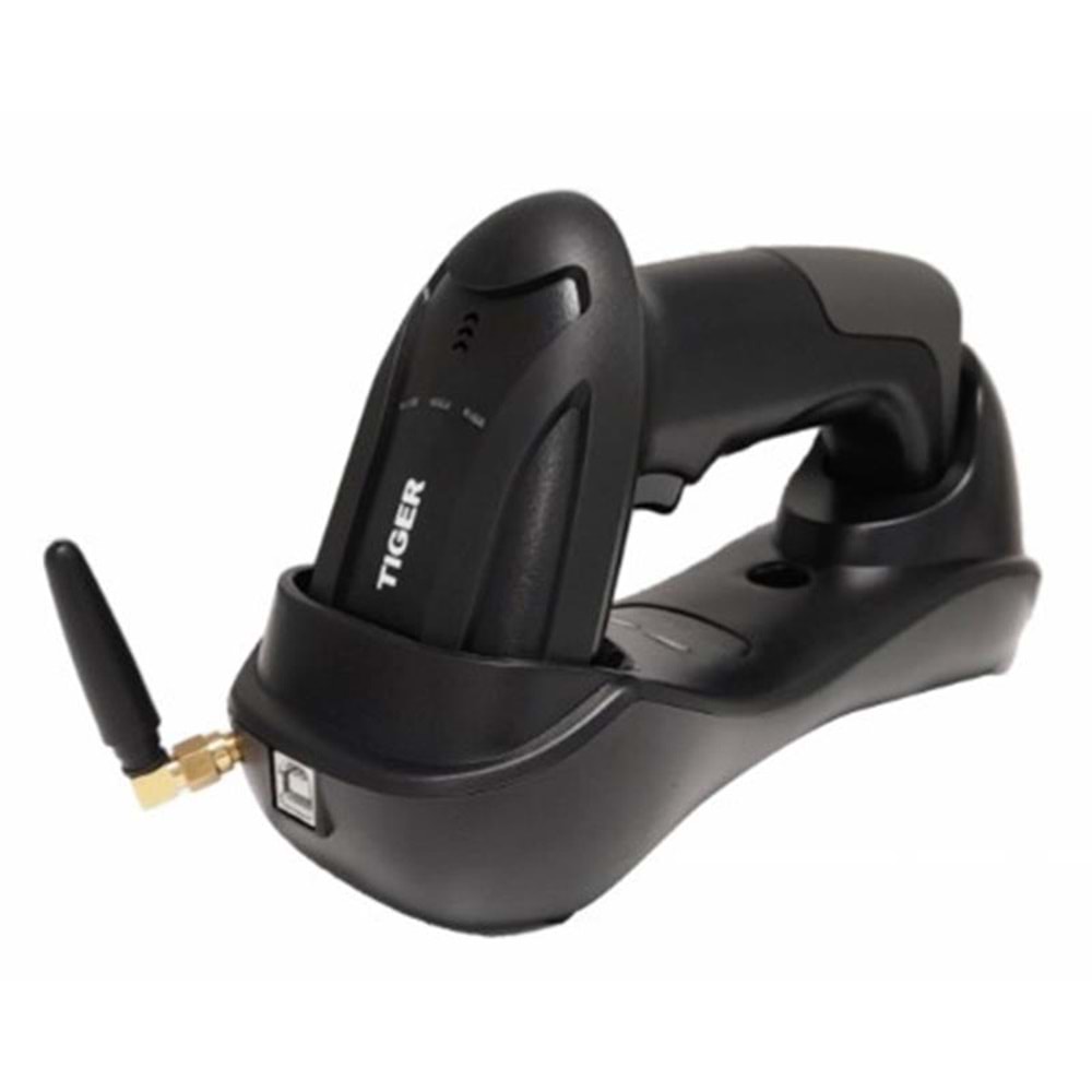 TIGER LS41 1D CCD KABLOSUZ USB BARKOD OKUYUCU + CRADLE 