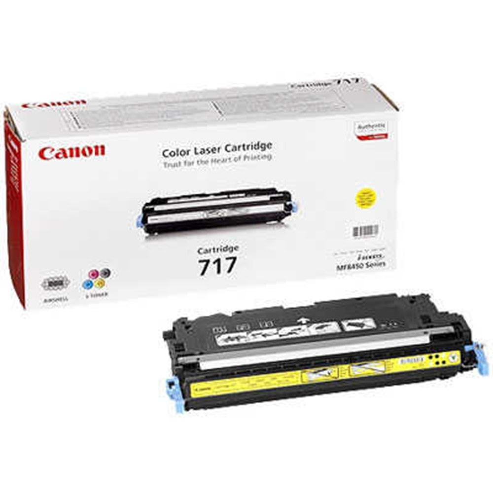 Canon CRG-717Y Orjinal Sarı Toner