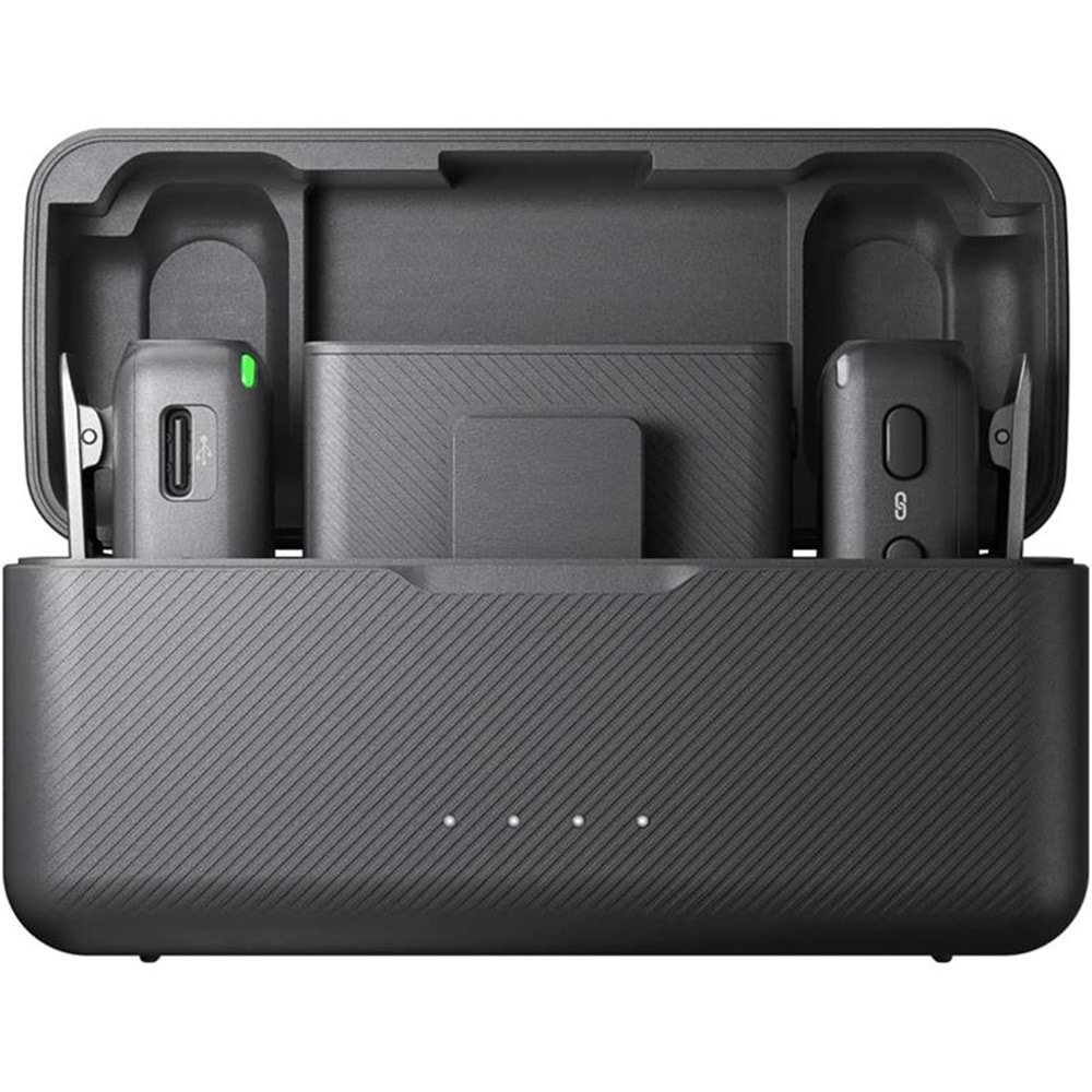 DJI MIC (CE) KABLOSUZ MİKROFON (2TX-1RX-CHARGING CASE) (RESMI DIST GARANTILI) 