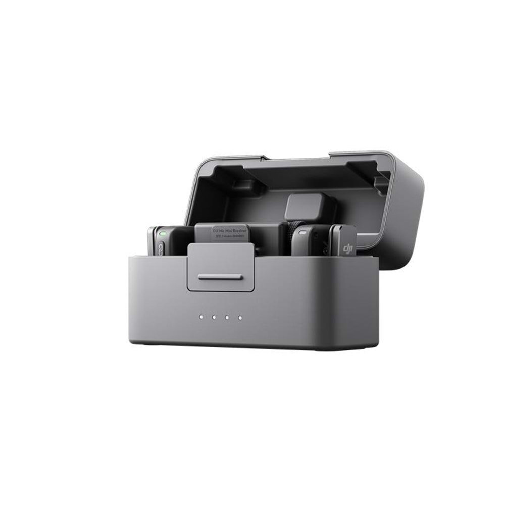 DJI MIC MINI KABLOSUZ MİKROFON (2TX-1RX-CHARGING CASE) (RESMI DIST GARANTILI) 