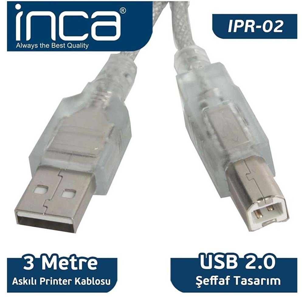 INCA IPR-02 3MT USB 2.0 YAZICI KABLOSU