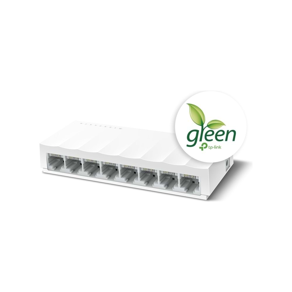 TP-Link LS1008 8 Port 10-100 Mbps Plastik Kasa Switch