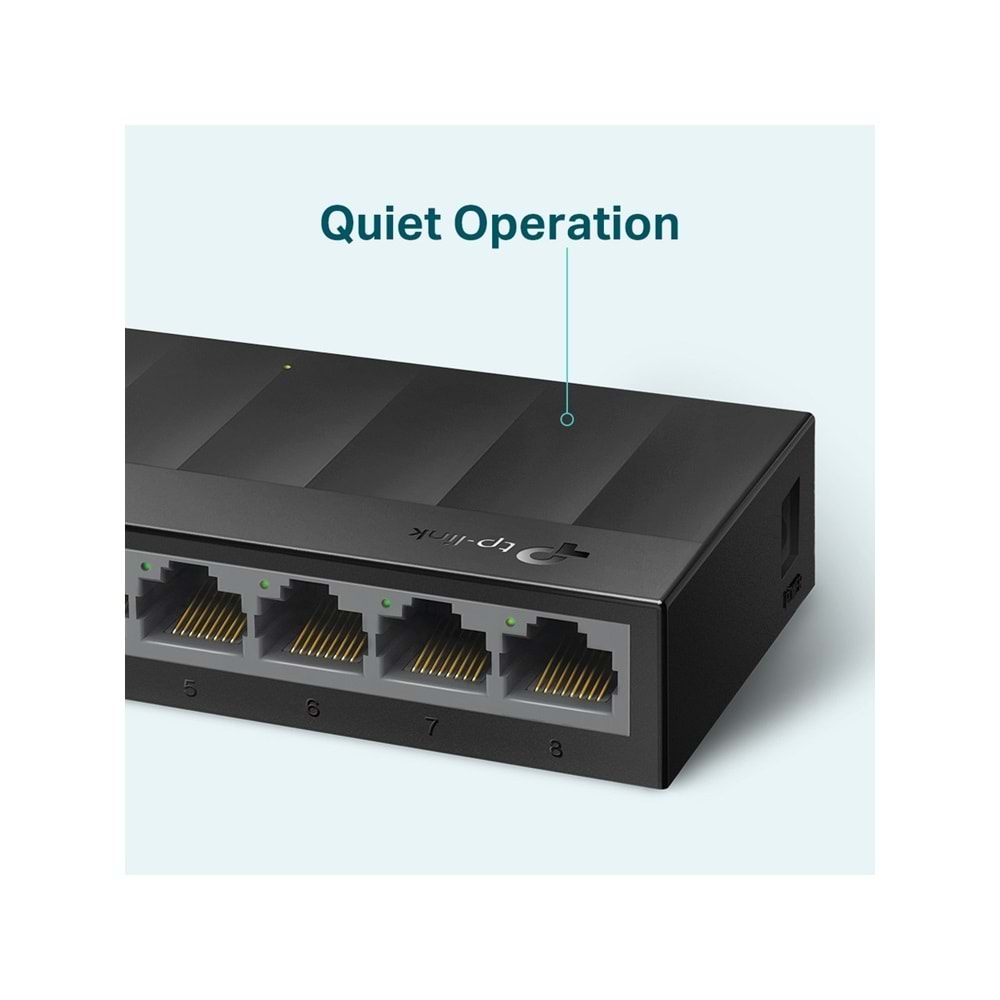 TP-LINK LS1008G 8 PORT GIGABIT PLASTİK KASA SWITCH