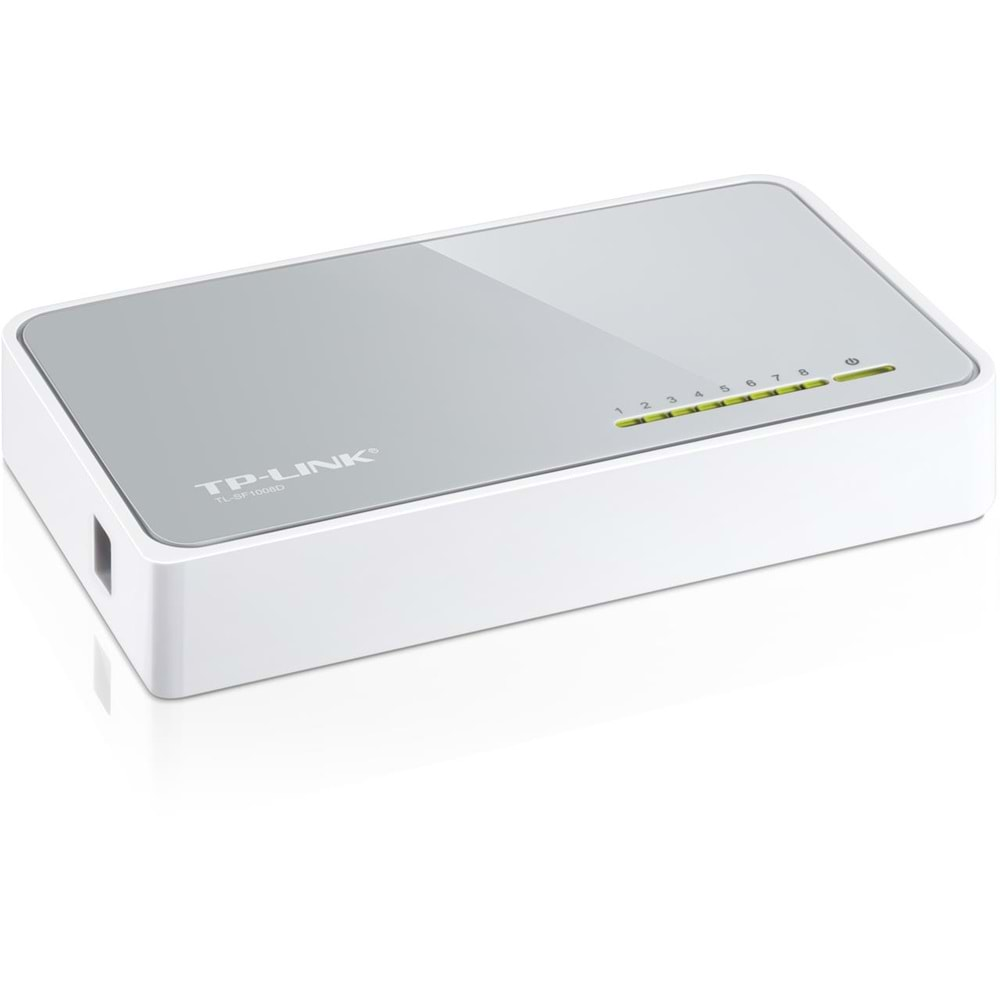 TP-LINK TL-SF1008D 8 PORT 10/100 PLASTİK KASA SWITCH 