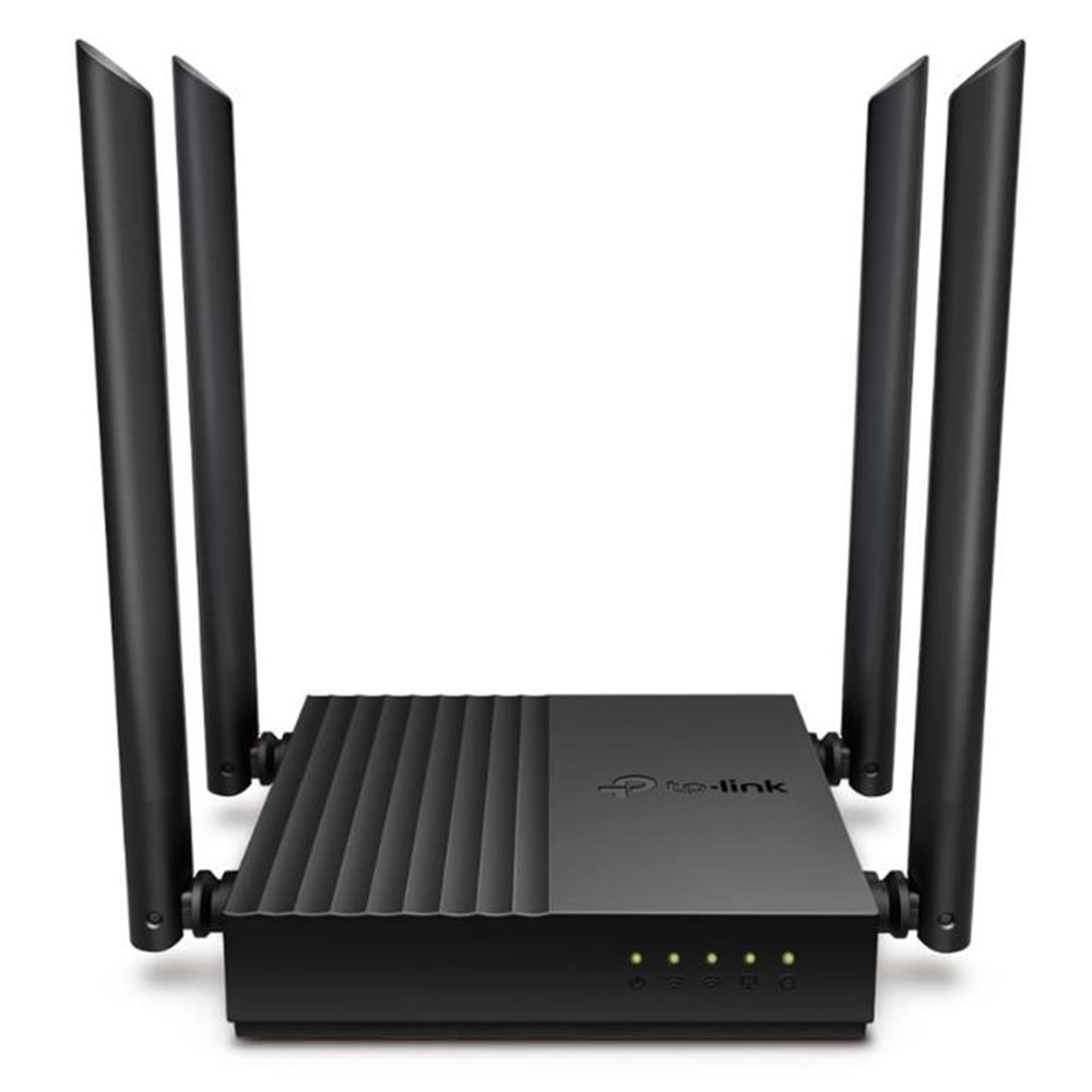 TP-LINK ARCHER C64 AC1200 2.4/5GHZ 1200MBPS MU-MIMO İÇ ORTAM KABLOSUZ WIFI ROUTER 