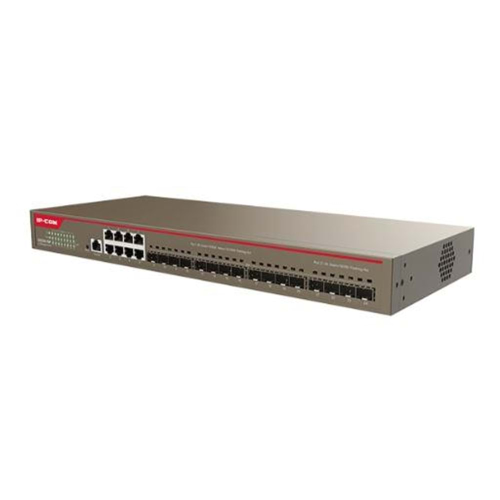 IP-COM G5324-16F 16 PORT SFP + 8 PORT GIGABIT L3 CLOUD YÖNETİLEBİLİR RACKMOUNT OMURGA SWITCH 