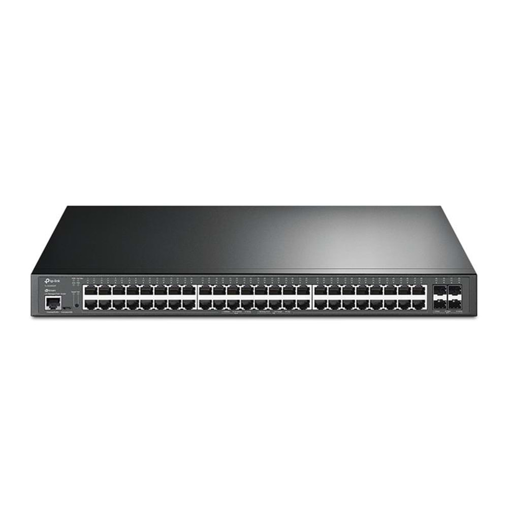 TP-LINK OMADA TL-SG3452XP 48 PORT GIGABIT + 4X10GB SFP+ 500W POE JETSTREAM YÖNETİLEBİLİR RACKMOUNT SWITCH 