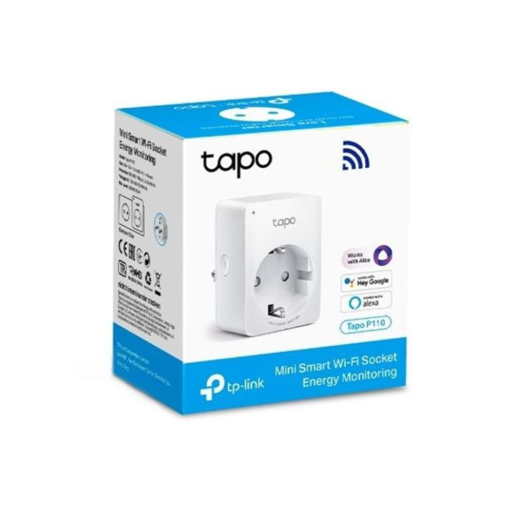 TP-LINK TAPO P110-1 MINI Wi-Fi AKILLI PRİZ(1'Lİ)