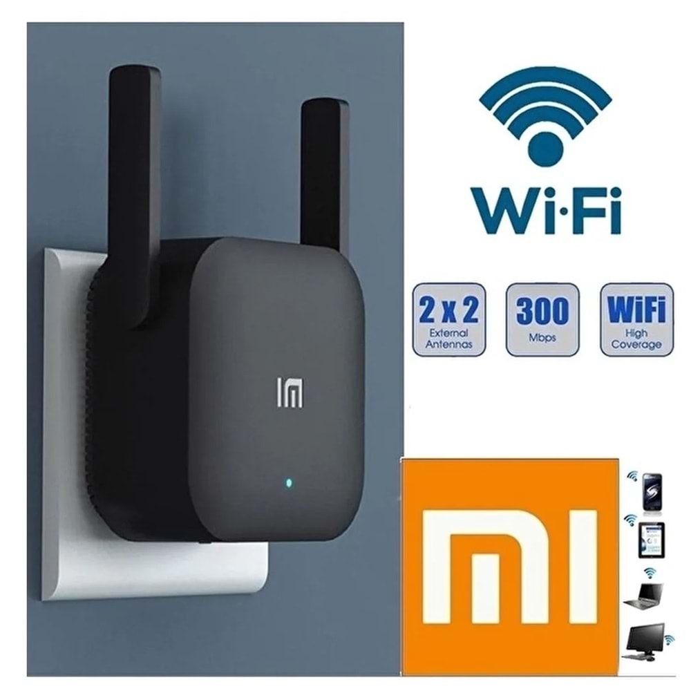 Xiaomi Mi Wifi Pro Sinyal Güçlendirici 300 Mbps
