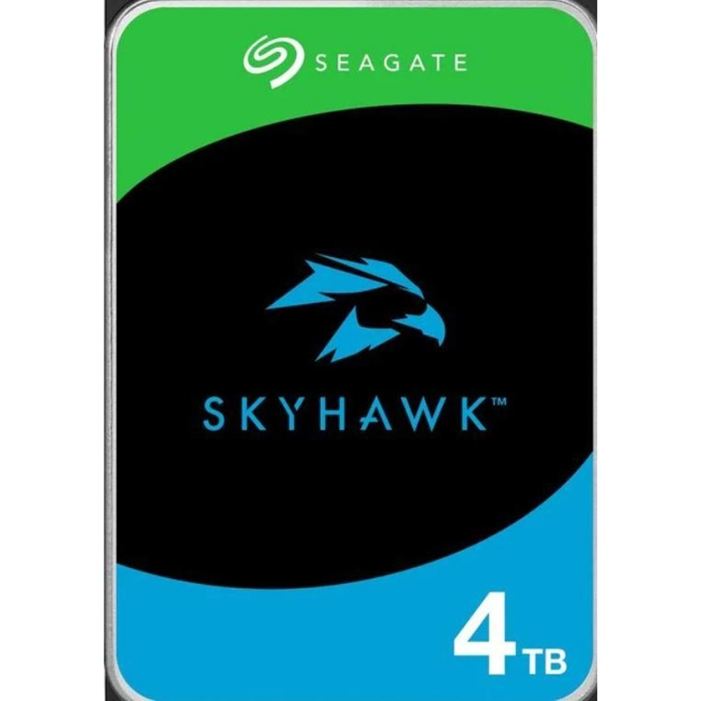 4 TB SEAGATE 3.5 SKYHAWK SATA6 SV35 5900RPM 256MB 7/24 GUVENLIK ST4000VX016 (RESMI DIST GARANTILI)