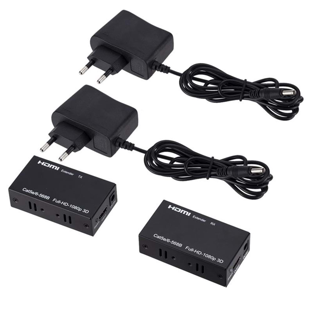 SENSEI 60 METRE 1080P HD-60 HDTV EXTENDER EXPANSION CAT5/CAT6 HDMI 