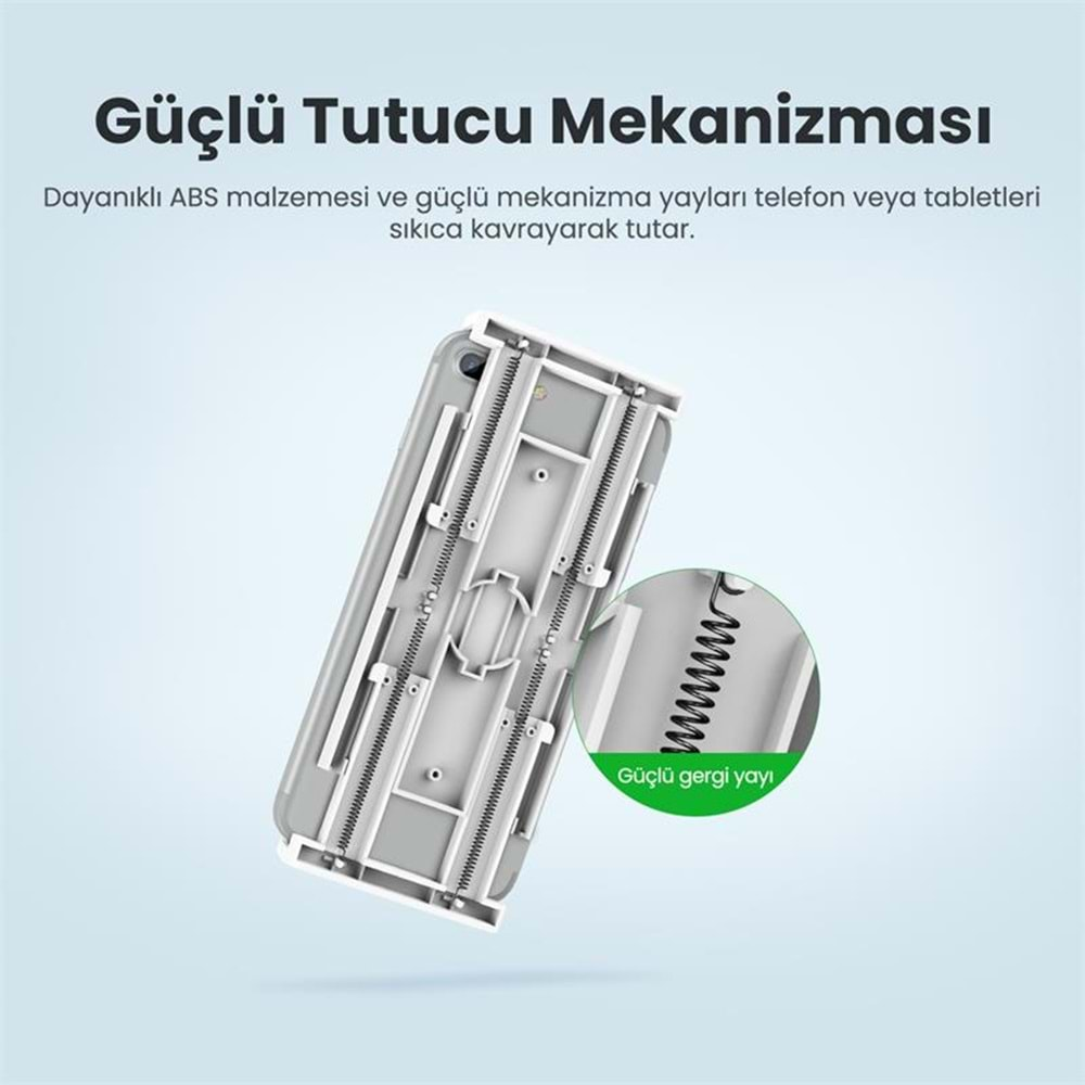 UGREEN FLEXIBLE ESNEK YATAK MASA TELEFON TUTUCU SİYAH 80906 