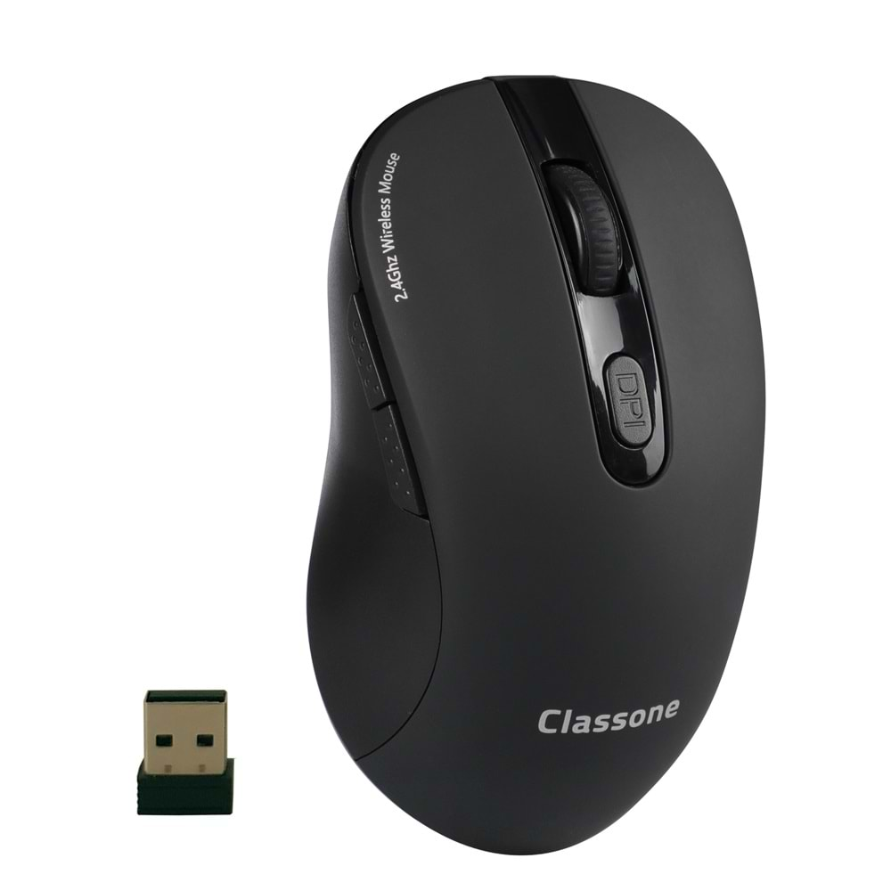 CLASSONE WM400 KABLOSUZ MOUSE 1600 DPI SİYAH