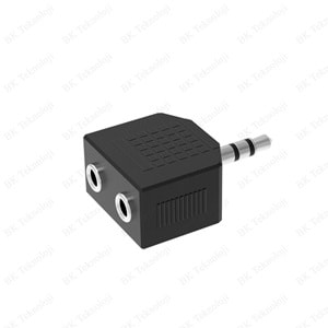 Swat 1x2 - 3.5mm Stereo Jak Çoğaltıcı Kulaklık Ses Çoklayıcı Adaptör