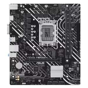 ASUS PRIME H610M-K DDR5 5600MHZ 1XVGA 1XHDMI 1XM.2 USB 3.2 MATX 1700P (12. / 13. VE 14. NESİL İŞLEMCİ UYUMLU) 