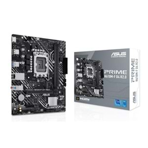 ASUS PRIME H610M-F D4 R2.0 DDR4 3200MHZ 1XHDMI 1XM.2 USB 3.2 MATX 1700P (12. / 13. VE 14. NESİL İŞLEMCİ UYUMLU) 