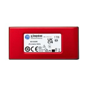 1 TB KINGSTON XS1000 USB3.2 GEN2 KIRMIZI SSD SXS1000R/1000G 