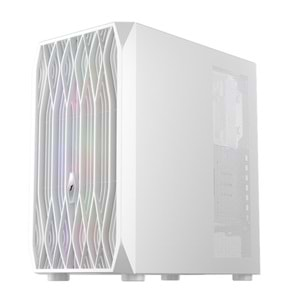 1ST PLAYER ARIYA AY7 BEYAZ 650W 80+ ARGB 4X12CM FAN TEMPERLİ CAM MESH USB 3.0 ATX KASA 