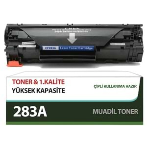 HP Cf283a - 83a Muadil Toner -1600 Sayfa Premium