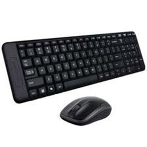 LOGITECH MK220 Q TR KABLOSUZ KLAVYE MOUSE SET SİYAH 920-003163 