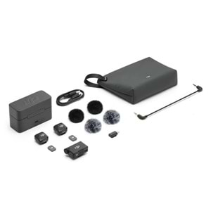 DJI MIC MINI KABLOSUZ MİKROFON (2TX-1RX-CHARGING CASE) (RESMI DIST GARANTILI) 