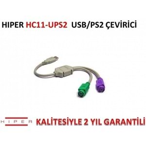 HIPER HC11-UPS2 USB Erkek PS/2 PS2 Dişi Dönüştürücü Kablo Kablosu Dönüştürücü Adaptör Klavye