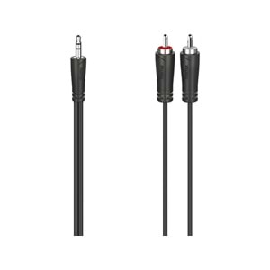 HAMA HM.200720 3.5mm - 2RCA Stereo 2m USB Kablo Siyah