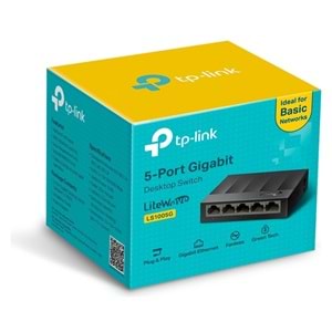 TP-LINK LS1005G 5 PORT 10/100/1000 GIGABIT PLASTİK KASA SWITCH