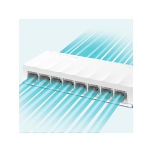 TP-Link LS1008 8 Port 10-100 Mbps Plastik Kasa Switch