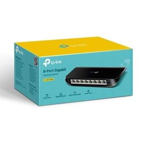 TP-LINK TL-SG1008D 8 PORT GIGABIT PLASTİK KASA SWITCH 